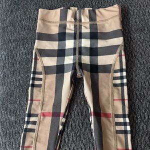 Infant Burberry leggings